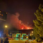 Capri Leone, vasto incendio sulla collina (FOTO)